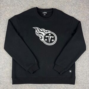 The Wild Collective Tennessee Titans Sweatshirt Fleece Black Womens Medium M
